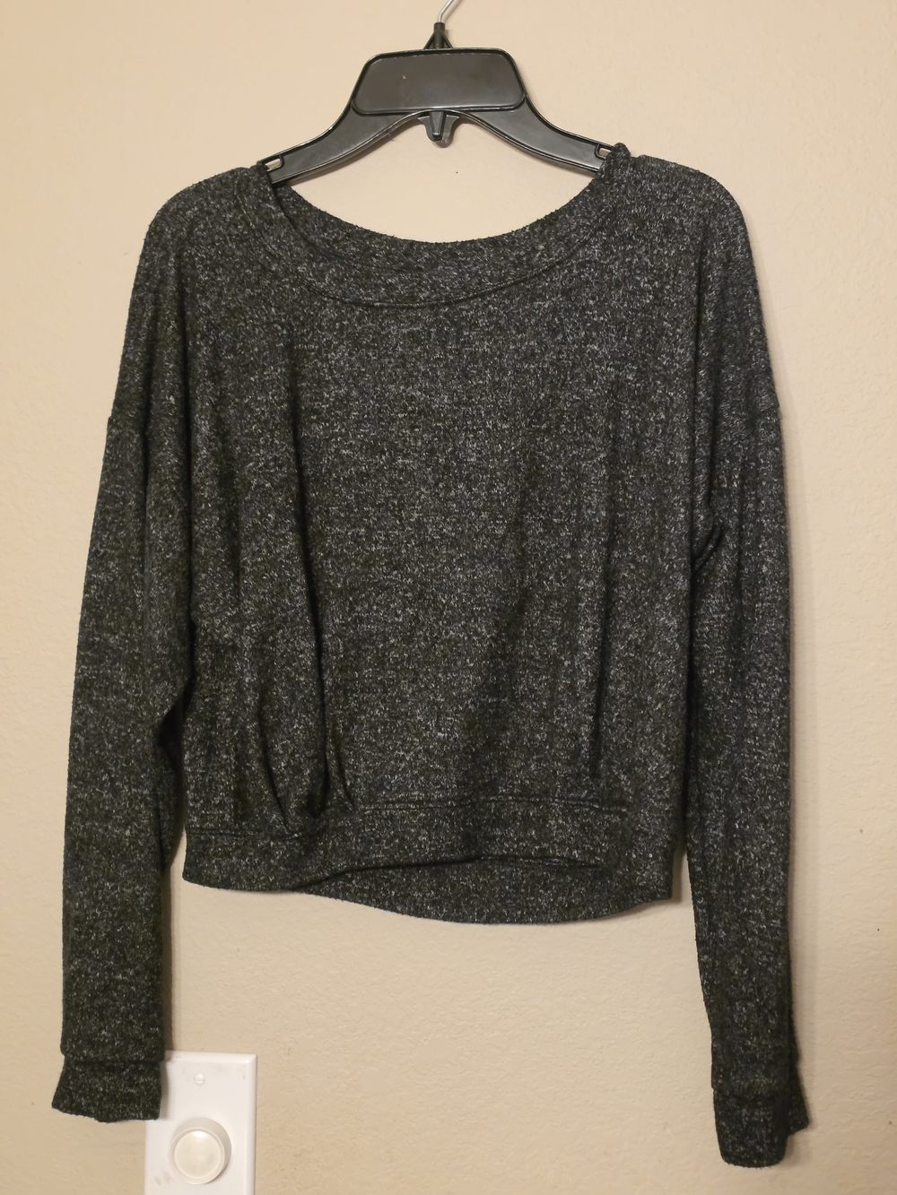 Erge Charcoal Heather Lightweight Pullover Sweatshirt